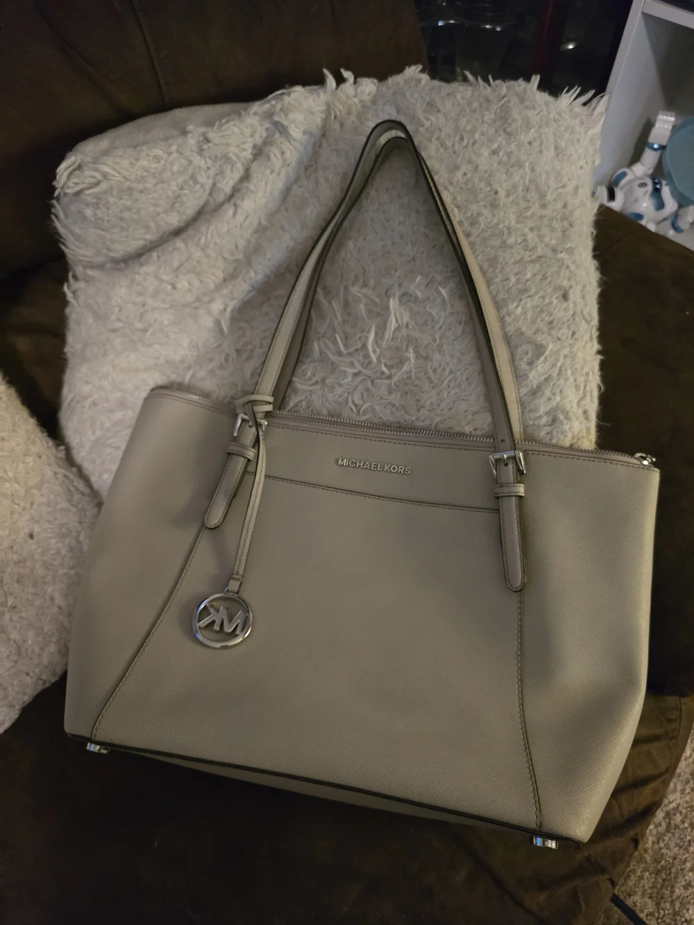 Michael Kors Taupe Interior Tote - Taupe